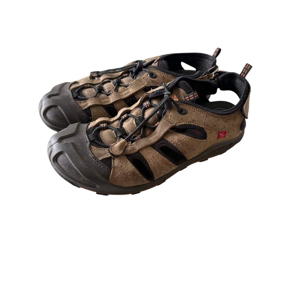 ECCO Men’s Brown Leather Outdoor Sandals size 45 (11.5)